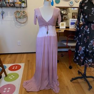 Gorgeous Pink Tie-Dyed Maxi Dress